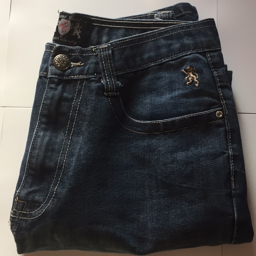 English Laundry 30x32 lion crested blue jeans - Picture 4 of 7